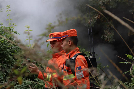 甘肃省应急管理厅联合甘肃省森林消防总队开展应急通信演练